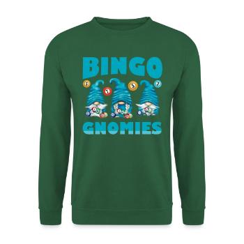 Bingo Gnomies Women Men Funny Bingo - Unisex Pullover - Grün - Vorne