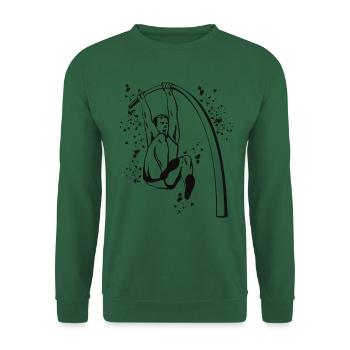 Pole Vaulter Kids Pole Vault - Unisex Sweatshirt - green - Front