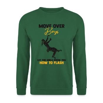 Macht Platz Jungs Boulderer Bouldern - Unisex Pullover - Grün - Vorne