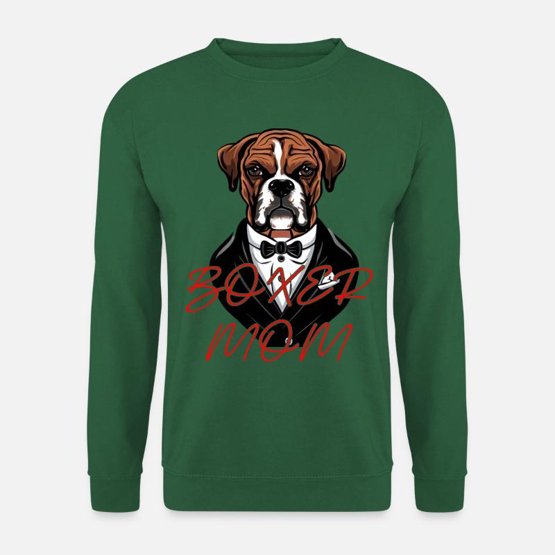 BOXER-MUTTER - Unisex Pullover - Grün
