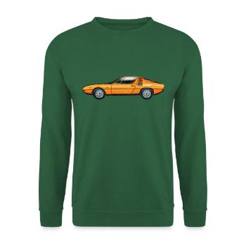 Illustration vom AR Montreal im Profil in Orange - Unisex Pullover - Grün - Vorne