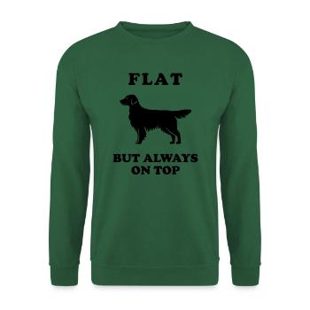 My beautiful Flat Coated Retriever - Unisex Pullover - Grün - Vorne