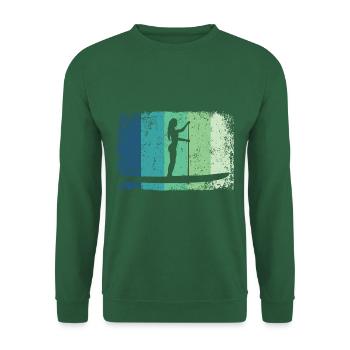 Stand Up Paddling Stand Up Board Sup - Unisex Pullover - Grün - Vorne