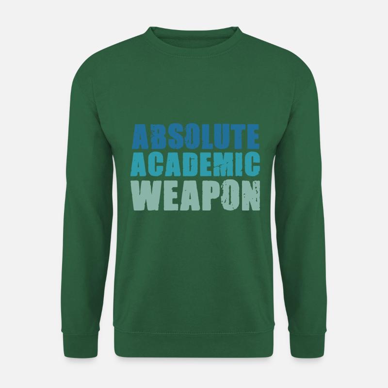 Student Absolute Academic Weapon - Unisex Sweatshirt - green