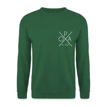 Opa 2023 Vatertag Geburt Geschenk Schwangerschaft - Unisex Pullover - Grün - Vorne