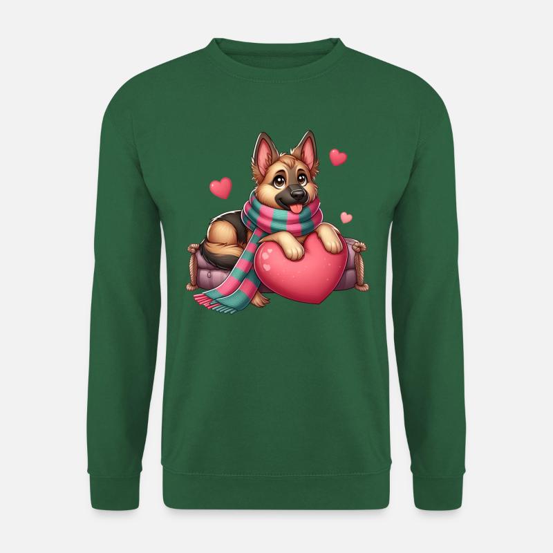 Deutscher Schäferhund - Unisex Pullover - Grün