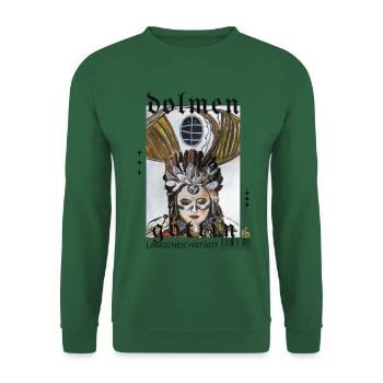 Dolmen goddess Langeneichstädt - Unisex Sweatshirt - green - Front