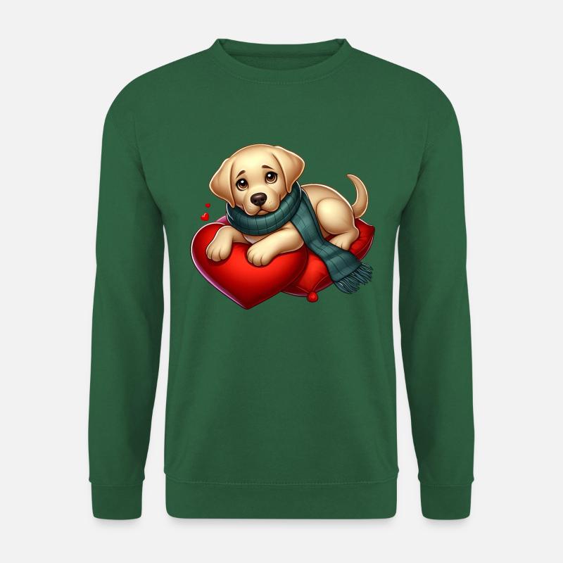 Labradoe Retriever Welpe - Unisex Pullover - Grün