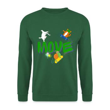 Move - Unisex Sweatshirt - green - Front