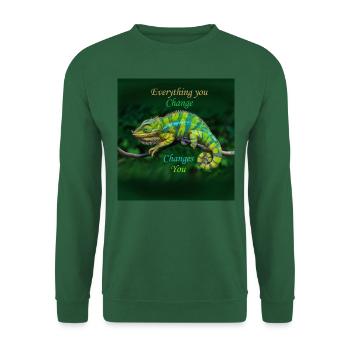 chamaeleon changer - Unisex Pullover - Grün - Vorne
