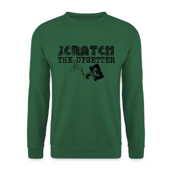 kratzen - Unisex Pullover - Grün - Vorne