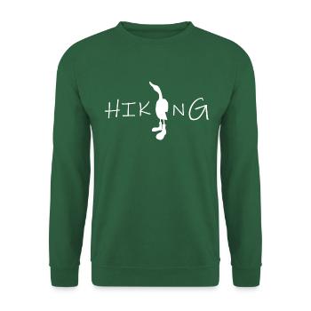 wandernde Ente - Unisex Pullover - Grün - Vorne