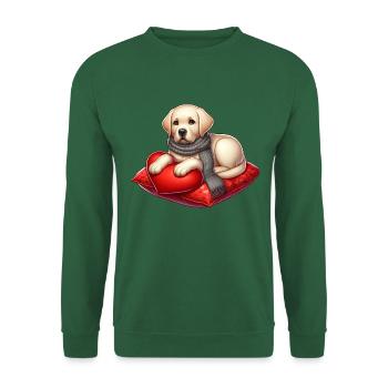 Labor-Hundeliebhaber - Unisex Pullover - Grün - Vorne