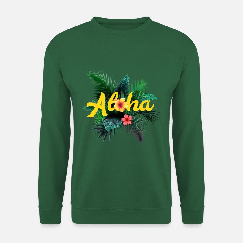 ALOHA TROPICAL - Unisex Sweatshirt - green