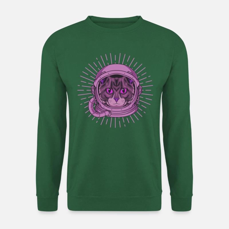 Space Cat Cat - Unisex Sweatshirt - green