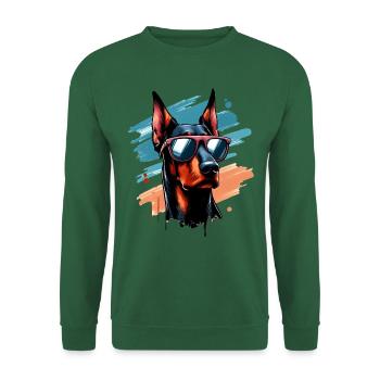 Doberman Pischer The Model - Unisex Sweatshirt - green - Front