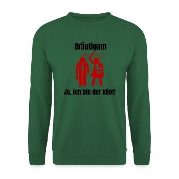 Bräutigam - Unisex Pullover - Grün - Vorne