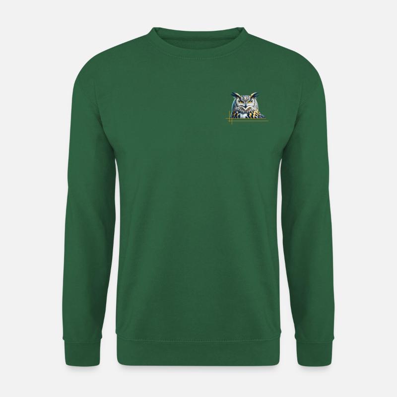 Impressive Eagle Owl - Unisex Sweatshirt - green