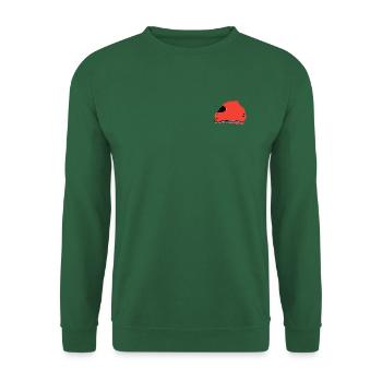 Casque - Sweat-shirt Unisexe - vert foncé - Devant