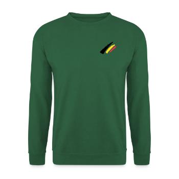 Belgium Flag Stripes - Unisex Sweatshirt - green - Front