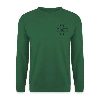STAND WITH UKRAINE UKRAINIAN MILITARY GEAR - Unisex Sweatshirt - green - Front