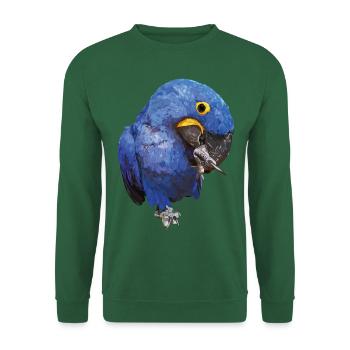 Hyacinth Macaw - Unisex Sweatshirt - green - Front