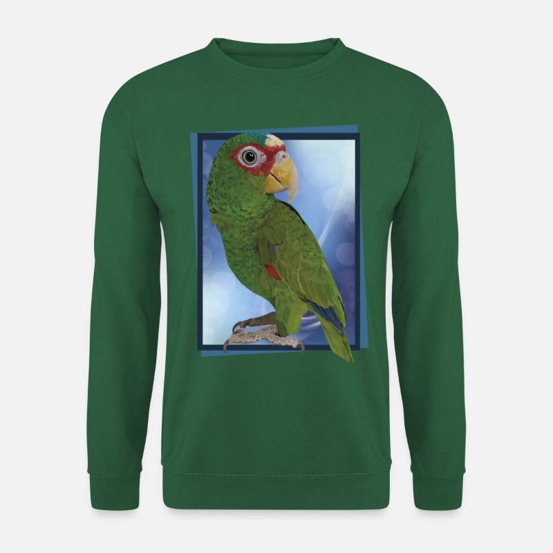White-fronted parrot - Unisex Sweatshirt - green