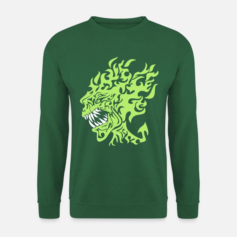 Flamin Heed Customise - Unisex Sweatshirt - green