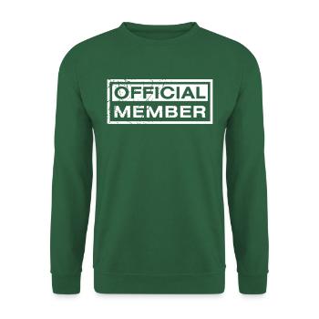 OFFICIAL MEMBERS - Unisex Sweatshirt - green - Front