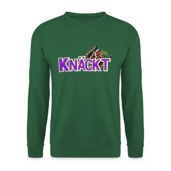 Cracked deck of cards - Unisex Sweatshirt - green - Front