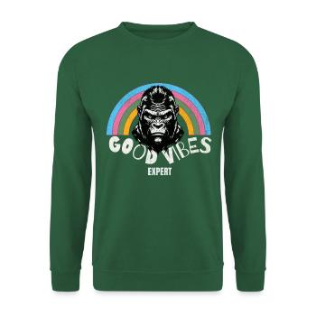 Gorilla expert - Unisex Sweatshirt - green - Front