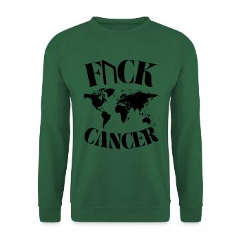 F... CK CANCER - ESPOIR, AMOUR ET COMBAT - Sweat-shirt Unisexe - vert foncé - Devant