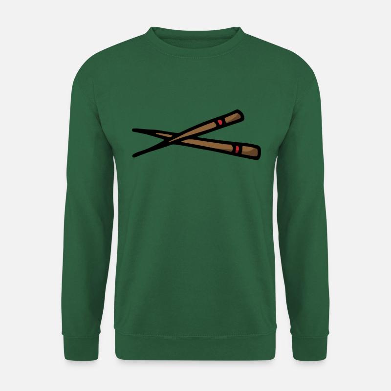 Essstäbchen chop sticks - chinesisch Essen - Unisex Pullover - Grün