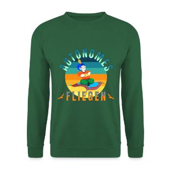 autonomes fliegen keine neue technologie teppich - Unisex Pullover - Grün - Vorne