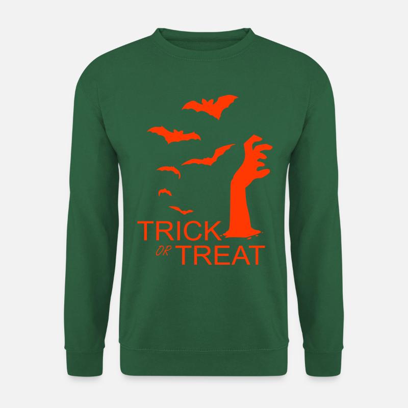 HALLOWEEN ZOMBIE HAND - Unisex Pullover - Grün