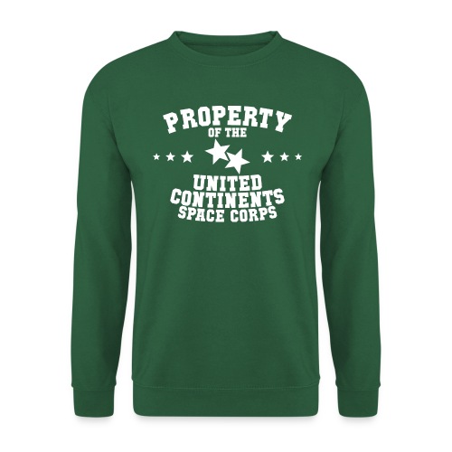 Property Of United Continents Space Corps - White - Unisex Sweatshirt