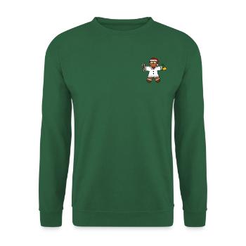Gingerbread Scientist - Unisex Pullover - Grün - Vorne