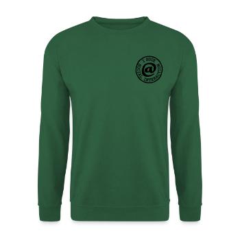 JE SUIS NUL À L’INTERACTION SOCIALE - Sweat-shirt Unisexe - vert foncé - Devant