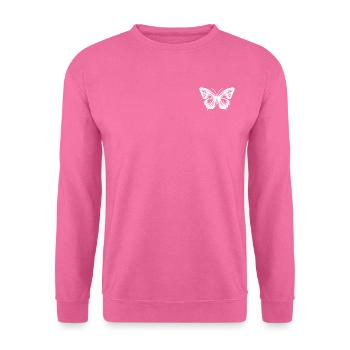 Schmetterling - Unisex Pullover - Pink - Vorne