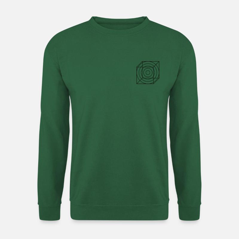 Circle Cube Minimalism - Unisex Pullover - Grün