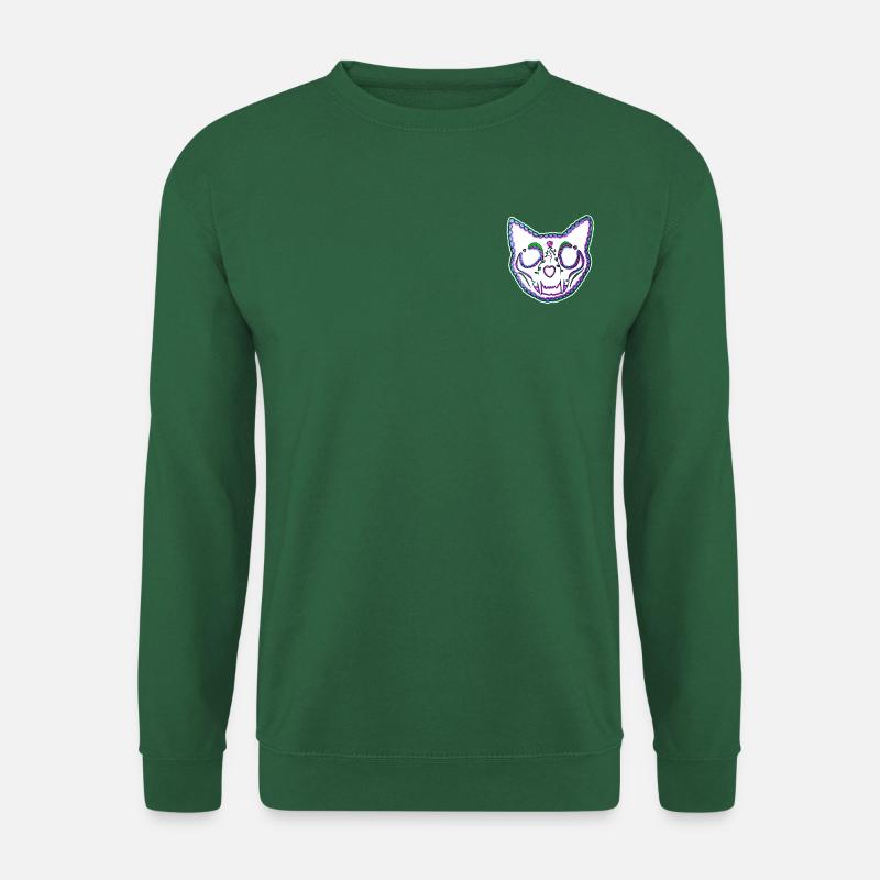 Happy sugarskull - Unisex Sweatshirt - green