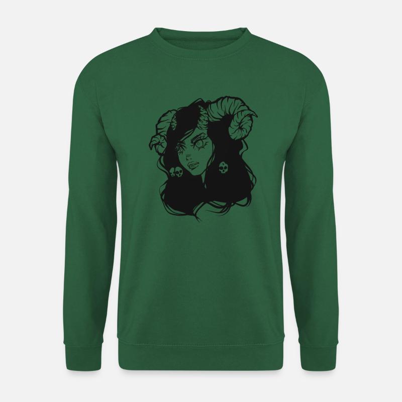 Skull And Bones - Unisex Pullover - Grün