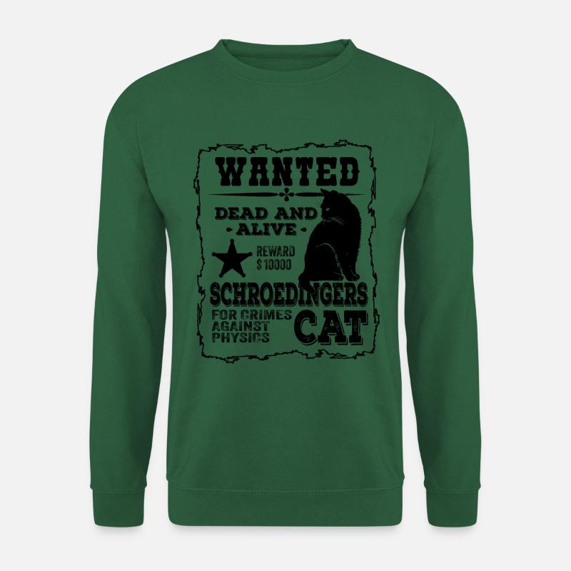 Schroedingers Katze Dead And Alive Physik Witz - Unisex Pullover - Grün