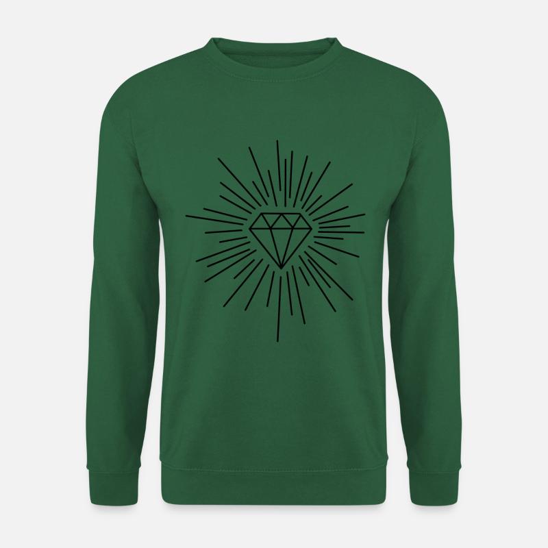 Diamant Scheinen Funkeln - Unisex Pullover - Grün