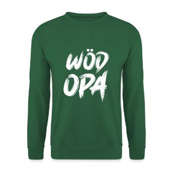 Wöd Opa Österreich Oma tolle Oma beste Oma - Unisex Pullover - Grün - Vorne