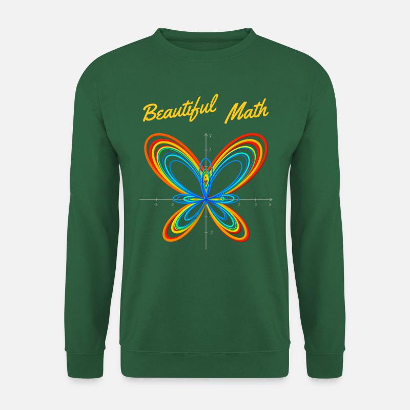 Butterfly Function - Beautiful Math - Unisex Sweatshirt - green