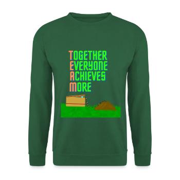 Stealing Ants Together everyone achieves more - Unisex Pullover - Grün - Vorne