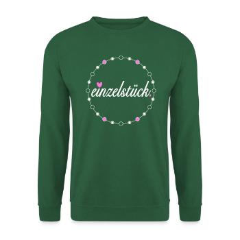 Einzelstück Einzelstück Einzelstück Einzelstück - Unisex Pullover - Grün - Vorne