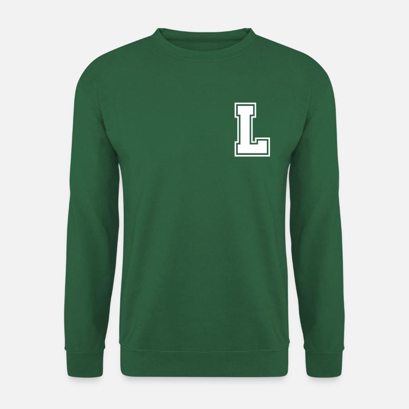 Buchstabe L - Letter L - Unisex Pullover - Grün
