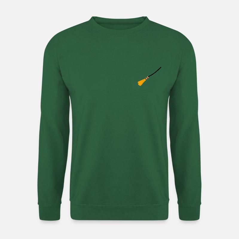 Hexenbesen - Krumm und Fliegend - Unisex Pullover - Grün